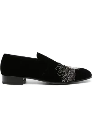 Alexander McQueen Mocassini Astral in velluto