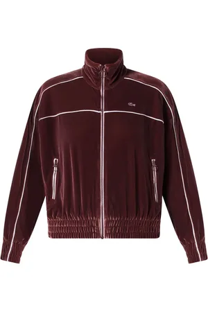 Lacoste Felpa in velluto con zip