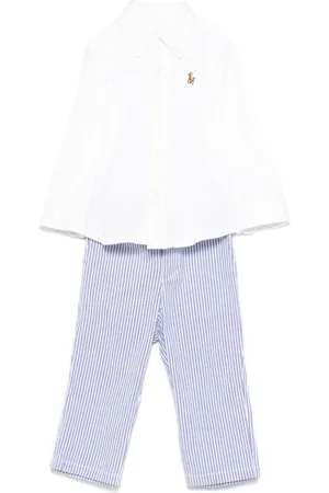 Ralph Lauren Set camicia e pantaloni a righe
