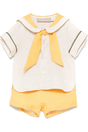 LA STUPENDERIA Set camicia e shorts con fiocco