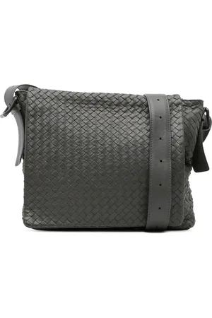 Bottega Veneta Borsa a tracolla Intrecciato in nappa con battente 2012-2024