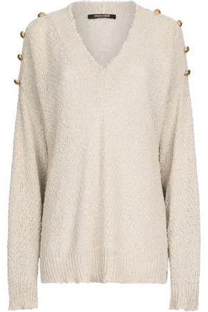 Roberto Cavalli Maglione con bottoni