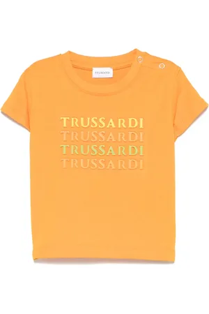 Trussardi T-shirt con logo goffrato