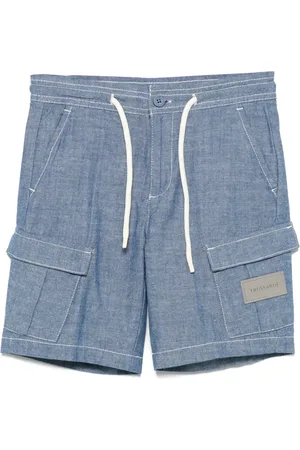 Trussardi Shorts con applicazione logo
