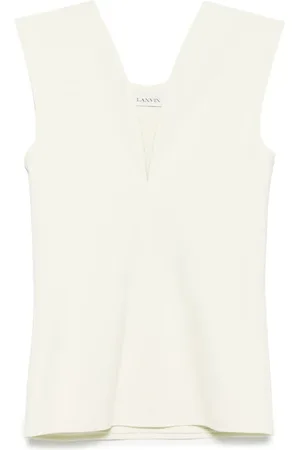 Lanvin Top con scollo profondo a V