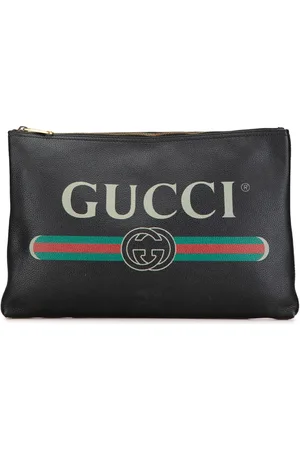 Gucci Clutch in pelle con logo Gucci 2000-2015