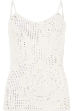 Roberto Cavalli Top Rose con dettaglio cut-out