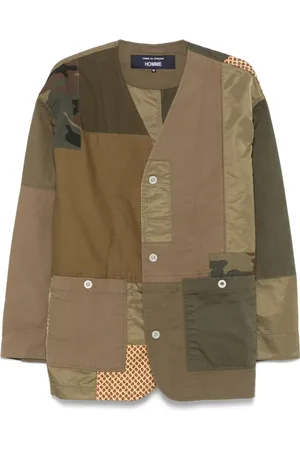 Comme des Garçons Giacca con design patchwork