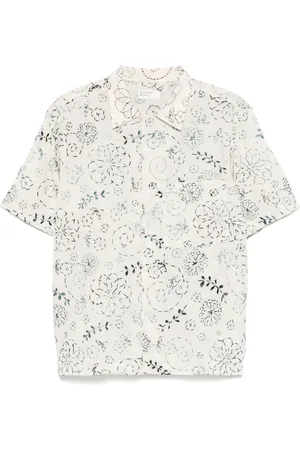 Universal Works Camicia con ricamo