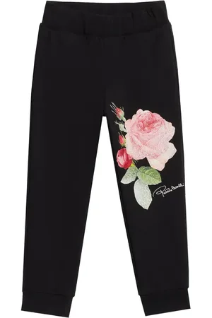 Roberto Cavalli Pantaloni sportivi a fiori