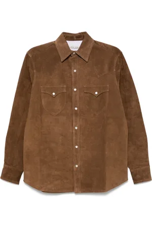Carter Young Camicia in pelle scamosciata