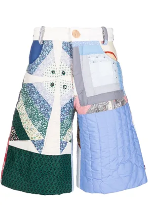 Bethany Williams Shorts Upcycled Quilted Blanket