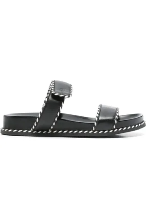 Emporio Armani Sandali slides in pelle