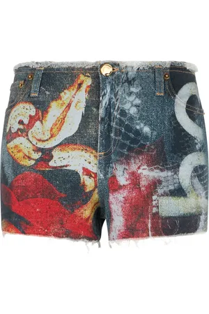 Roberto Cavalli Bermuda con stampa astratta
