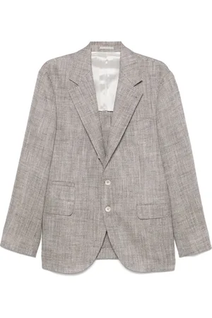 Brunello Cucinelli Blazer con motivo spigato