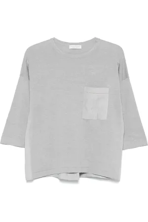 LE TRICOT PERUGIA T-shirt in maglia fine