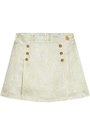 Roberto Cavalli Abstract-print mini skirt