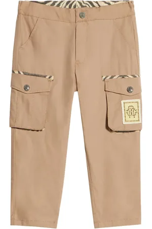 Roberto Cavalli Pantaloni con applicazione logo