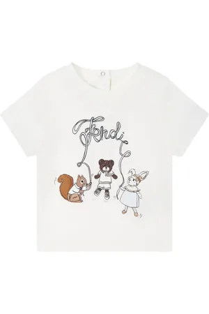 Fendi T-shirt a maniche corte con stampa grafica