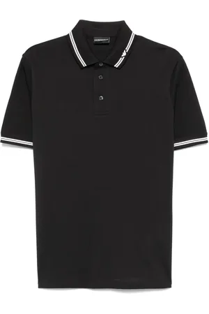 Emporio Armani Polo con ricamo aquila
