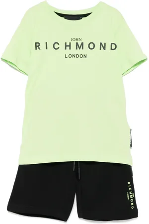 John Richmond Set shorts con logo (2 pezzi)