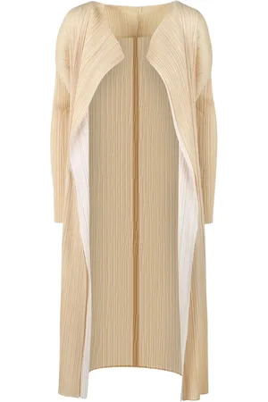 PLEATS PLEASE ISSEY MIYAKE Cappotto Merry bicolore