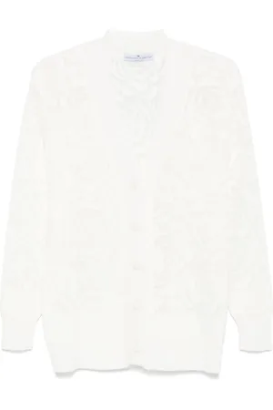 ERMANNO SCERVINO Cardigan a fiori crop