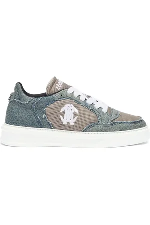 Roberto Cavalli Sneakers con inserti denim
