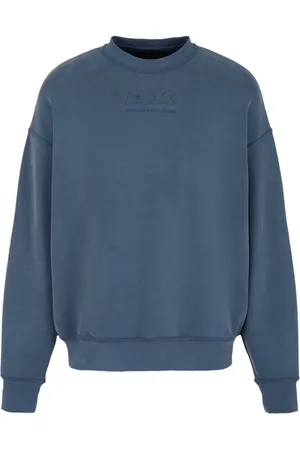 Armani Exchange Felpa con logo goffrato