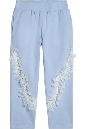 Roberto Cavalli Pantaloni sportivi con dettagli in pizzo