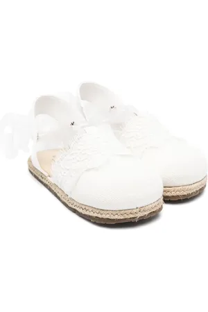 Babywalker Espadrilles con dettagli in pizzo