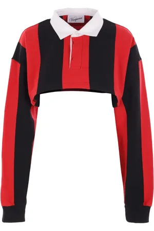 Vaquera Camicia a righe crop