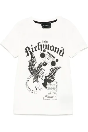 John Richmond T-shirt con stampa grafica