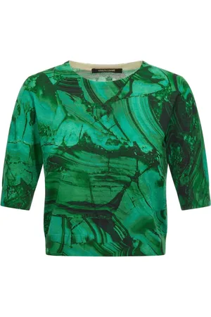 Roberto Cavalli T-shirt con stampa astratta