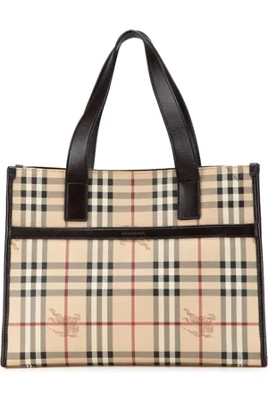 Burberry Borsa tote Haymarket Check in PVC 2023-2024