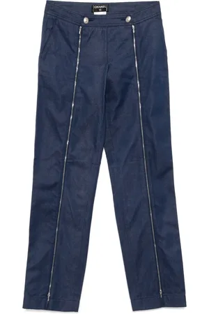 CHANEL Pantaloni con zip 2004