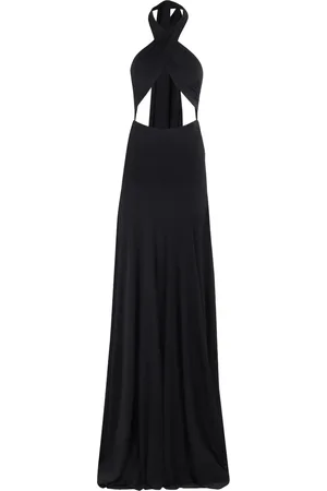 Norma Kamali Abito lungo con dettaglio cut-out