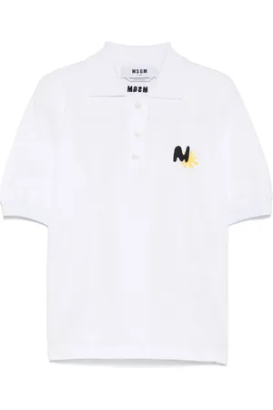 Msgm Polo con ricamo