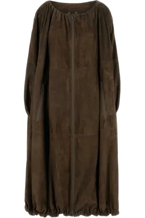 Salvatore Ferragamo Cappotto con arricciatura