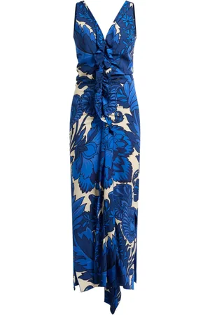 Etro Abito midi con stampa a fiori