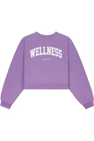 Sporty & Rich Felpa crop Wellness