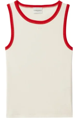 Claudie Pierlot Top in cotone a coste