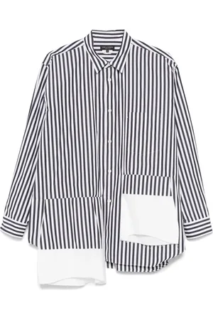 Comme des Garçons Camicia asimmetrica a righe