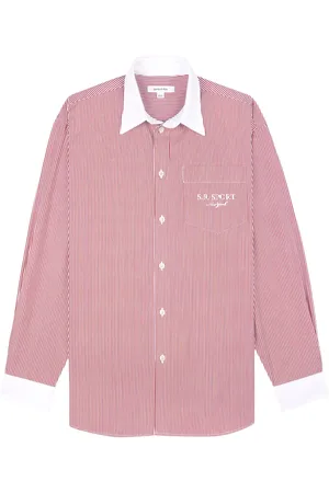 Sporty & Rich Polo con colletto a contrasto