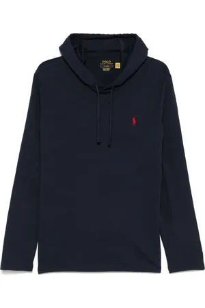 Ralph Lauren Felpa in jersey con cappuccio