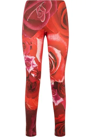 Roberto Cavalli Leggings con stampa Garden Rose