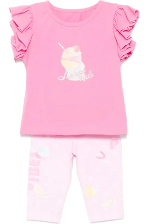 Lapin House Set top e pantaloni con stampa grafica