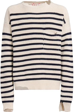 Marni Maglione in lana a righe