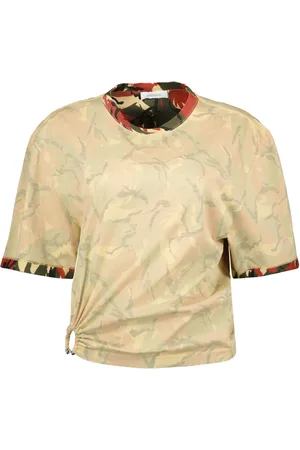 Paco rabanne T-shirt con stampa camouflage