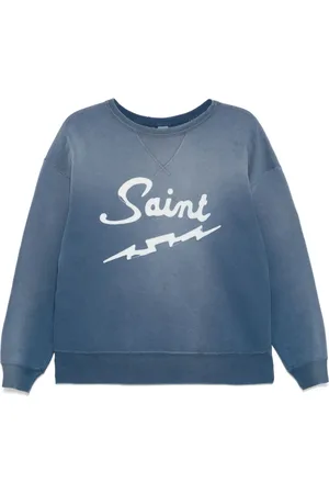 SAINT MXXXXXX Felpa in cotone con logo